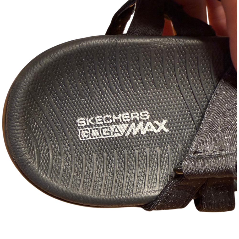 SKECHERS On The Go Go 600 Brilliancy Women's 9 Black Adjustable Sport Sandals - Picture 13 of 14